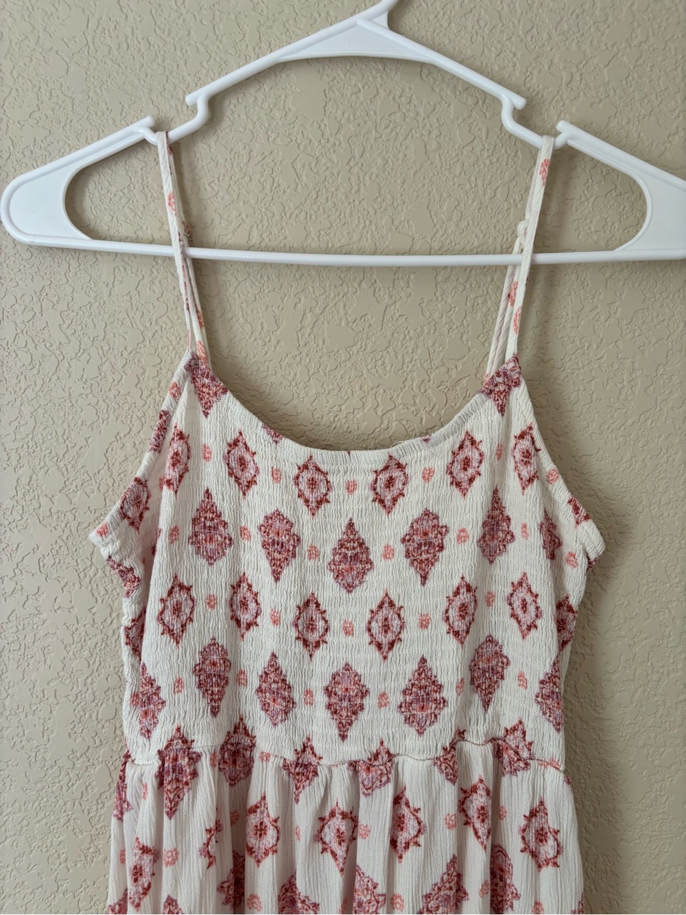SO® Smocked Tiered Maxi Dress Juniors size M - Picture 3 of 7